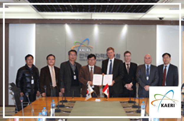 Signing a MOA between KAERI-Kinectrics for technical cooperation